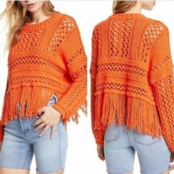 FREE PEOPLE Higher Love Pullover Sweater - NWT Size Small - Picture 1 of 3